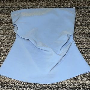 Zara NWT blue tube top